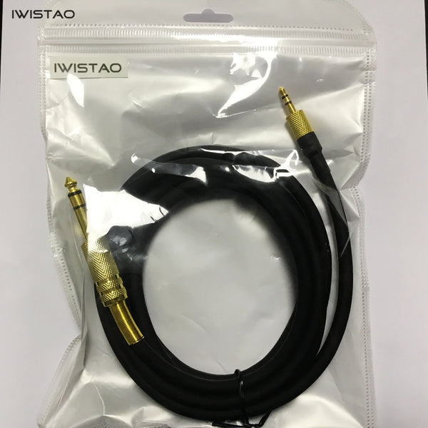 IWISTAO OFC Audio/Video High Grade Cable 6.5mm to 3.5mm Stereo Sound