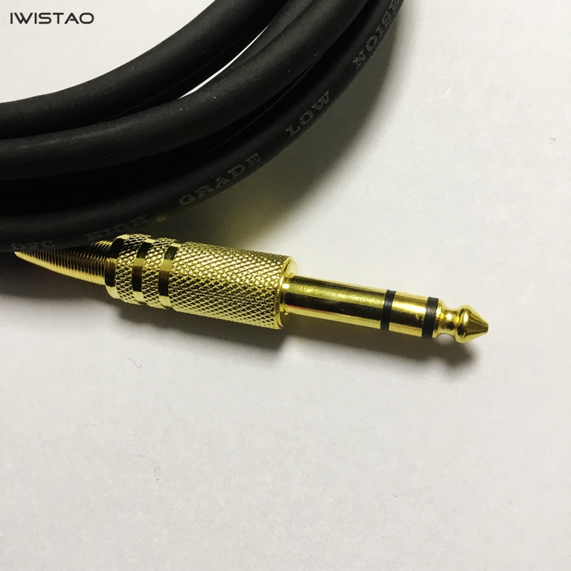 IWISTAO OFC Audio/Video High Grade Cable 6.5mm to 3.5mm Stereo Sound