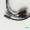 IWISTAO RCA to3.5mm Female-Jack Audio Cable for DAC&Preamp 4N OFC Budweiser RCA terminal
