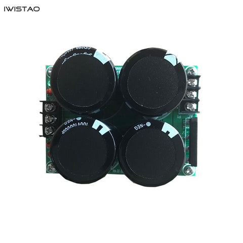 IWISTAO Rectifier Filter Finished Board HIFI Positive and Negative Filter Dual Power for Amplifier