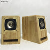 IWISTAO HIFI 4 Inch Full Range Labyrinth Speaker 2x60W 4Ohms 92dB Max AKISUI4 Oak for Tube Amp