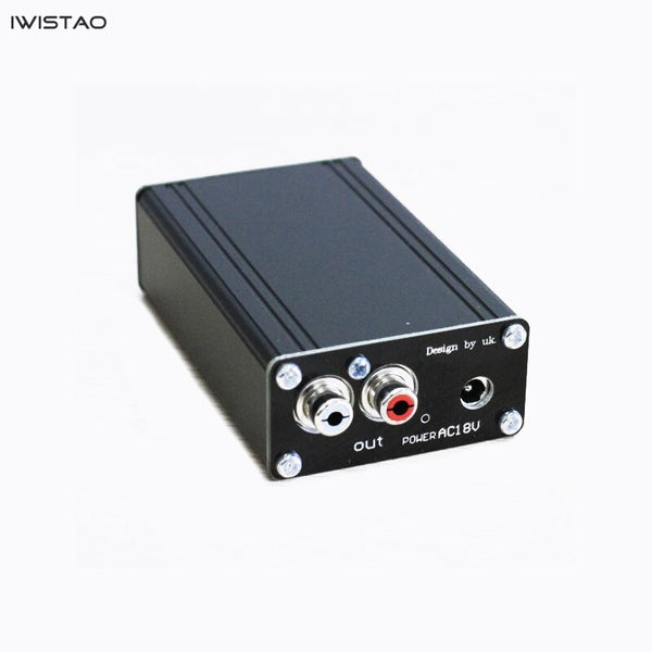 Pure Class A MM Phono Preamplifier Aluminum Alloy Case UK LP Vinyl Record with Power supply DIY