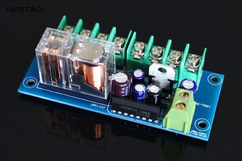 IWISTAO UPC1237 Speaker Protection Board Om ron Relay HIFI Amplifier