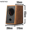 IWISTAO 8 Inch Full Range Speaker Empty Cabinet Passive Speaker Enclosure Wood 25mm High Density MDF Board Volume 28L DIY