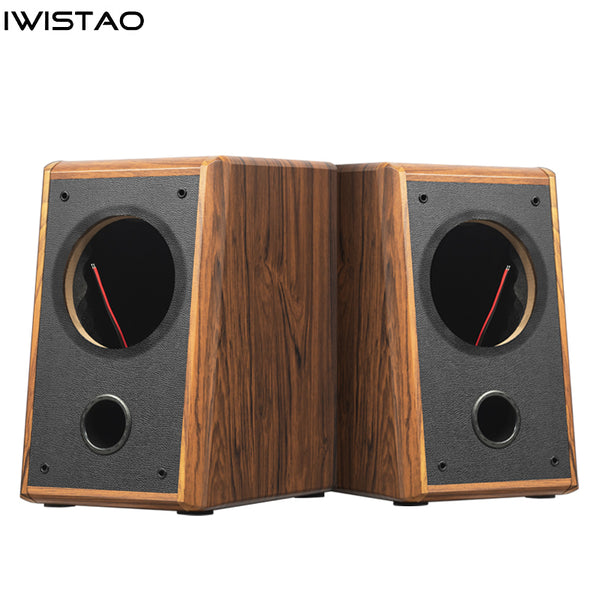 IWISTAO 8 Inch Full Range Speaker Empty Cabinet Passive Speaker Enclosure Wood 25mm High Density MDF Board Volume 28L DIY