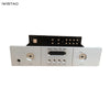 Power Amplifier Chassis Whole Metal Black Silver Front Panel 430*100*310mm with Bluetooth Module Board