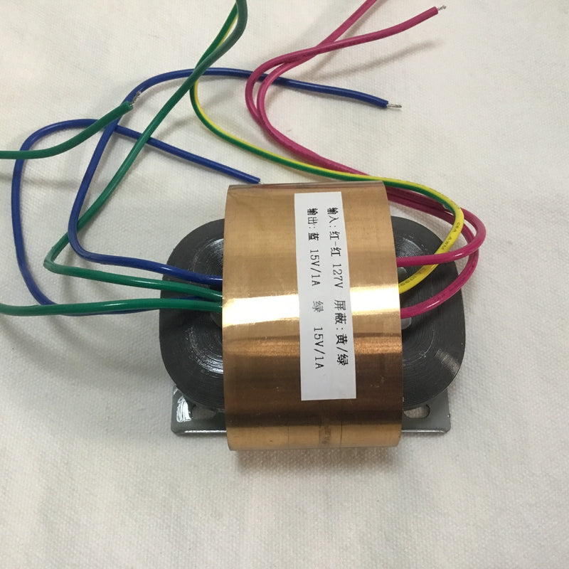 IWISTAO R Type Transformer Input AC 0127V Output Dual 15V/1A 30W