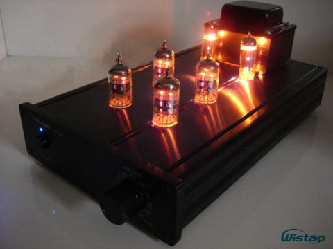 Tube Preamplifier Pure with Shigeru Wada Circuit Tube 12AX7 12AU7 6Z4 Rectifier Aluminum Chassis
