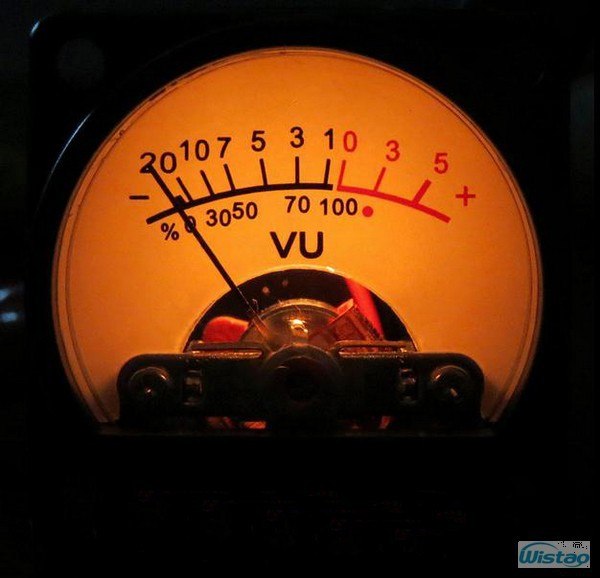 IWISTAO 1 Pair VU Meter dB Level Meter 300B Tube Amplifier dB Header