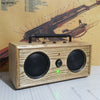 IWISTAO 2x15W Bluetooth Speaker Handmade Vintage Solid Ashwood AUX U Disk MP3 WAV FLAC