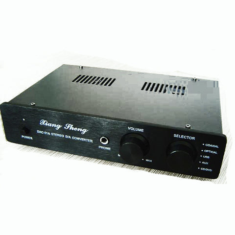 HIFI DAC Coaxial Optical USB Asynchronous TE7022L Tube Decoder Amplifier with Headphone Amp 6N3