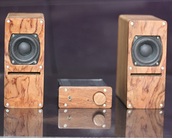 2 Inches Full Range Labyrinth HIFI Speakers  Plus LM1875 Amplifier with PCM2706 DAC Decoding
