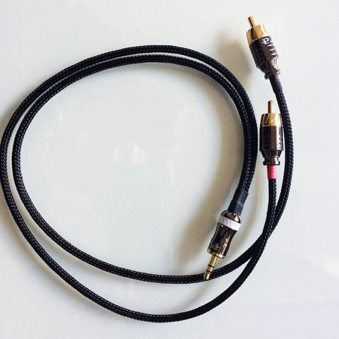 IWISTAO 3.5mm to 2 RCA Stereo HIFI Cable Budweiser turbine RCA Canare Professional Broadcast cable