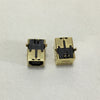 USB B Type Female 90 Degree DIP Connector Gold-plated 3u Thickness for HIFI Decoder Accessories