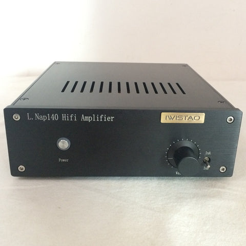 IWISTAO HIFI 전력 증폭기 80Wx2 스테레오 NAP140 MellowSoft 사운드 튜브 테이스트 블랙
