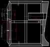IWISTAO HIFI 2 Way 6.5 Inch Bookshelf Empty Speaker Cabinet 1 Pair Curved Shape Inverted Rosewood Wood Veneer 18.5L