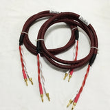 IWISTAO HIFI Speaker Cable with Origin Canare Wire 4S12F Budweiser Bananas Terminal