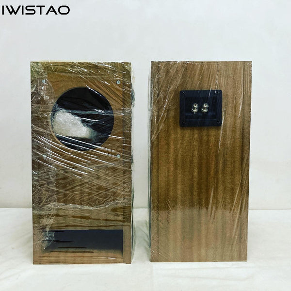 IWISTAO 3-6.5 인치 전체 범위 빈 스피커 캐비닛 키트 미로 구조 튜브 앰프 용 고밀도 섬유판