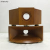 IWISTAO HIFI Empty Wood Horn Solid 1 Pair Treble Compensation for Full Range Matched Fostex FT17H Horn Super Tweeter