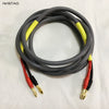 IWISTAO HIFI Interconnection Speaker Cable Gold-plated Platinum Core Wires 24K Gold Plated Plugs