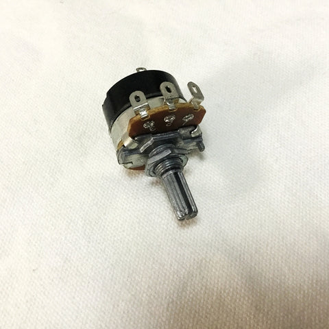 Rotary Power Switch Two Pins with Potentiometer B500K Stalk Shaft Length 20mm 3A 250V DIY Amplifier