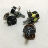 Rotary Power Switch Two Pins with Potentiometer B500K Stalk Shaft Length 20mm 3A 250V DIY Amplifier