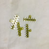 T-style Scaffolding 4pcs / lot 4 6 8  copper Pins Gold-plated phosphor bronze for Tube Amp DIY