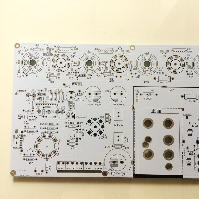 IWISTAO Tube FM Stereo Radio Tuner Empty PCB Preamplifier Version