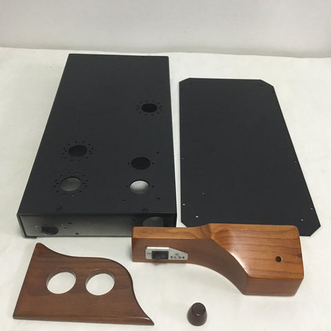 IWISTAO DIY Tube Amplifier Casing kits with Luxury Pear wood metal plate
