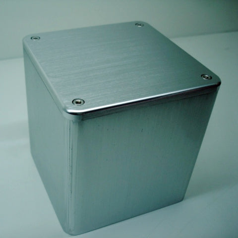 IWISTAO 1 pc 출력 변압기 커버 110X110X116 튜브 앰프 용 브러시 전체 알루미늄 커버